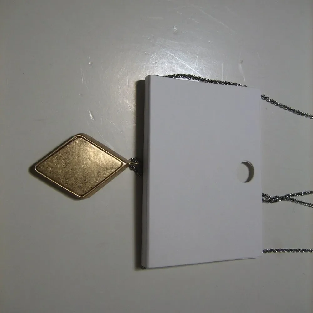 Ann taylor LOFT Gold Silver Pendant Necklace NWT 39.50